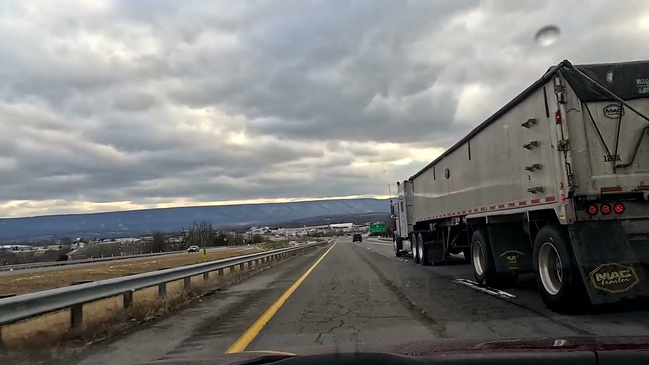 Driving from Lewistown to Lewisburg, PA via Duncannon & Selinsgrove (02/13/2025)