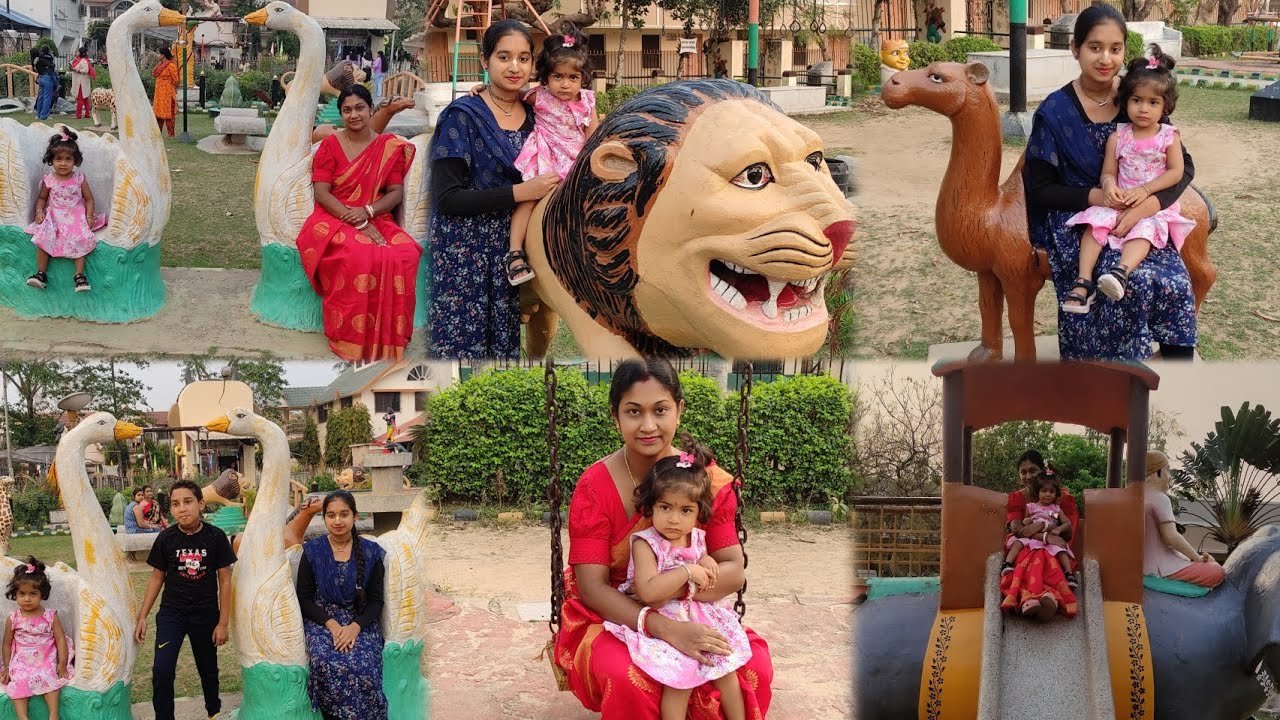 শ্রীজির এটা প্রথম পার্কে যাওয়া 🤗শ্রীজিকে নিয়ে মালিয়া পার্ক নিয়ে ঘুরতে নিয়ে গিয়েছিলাম 😊