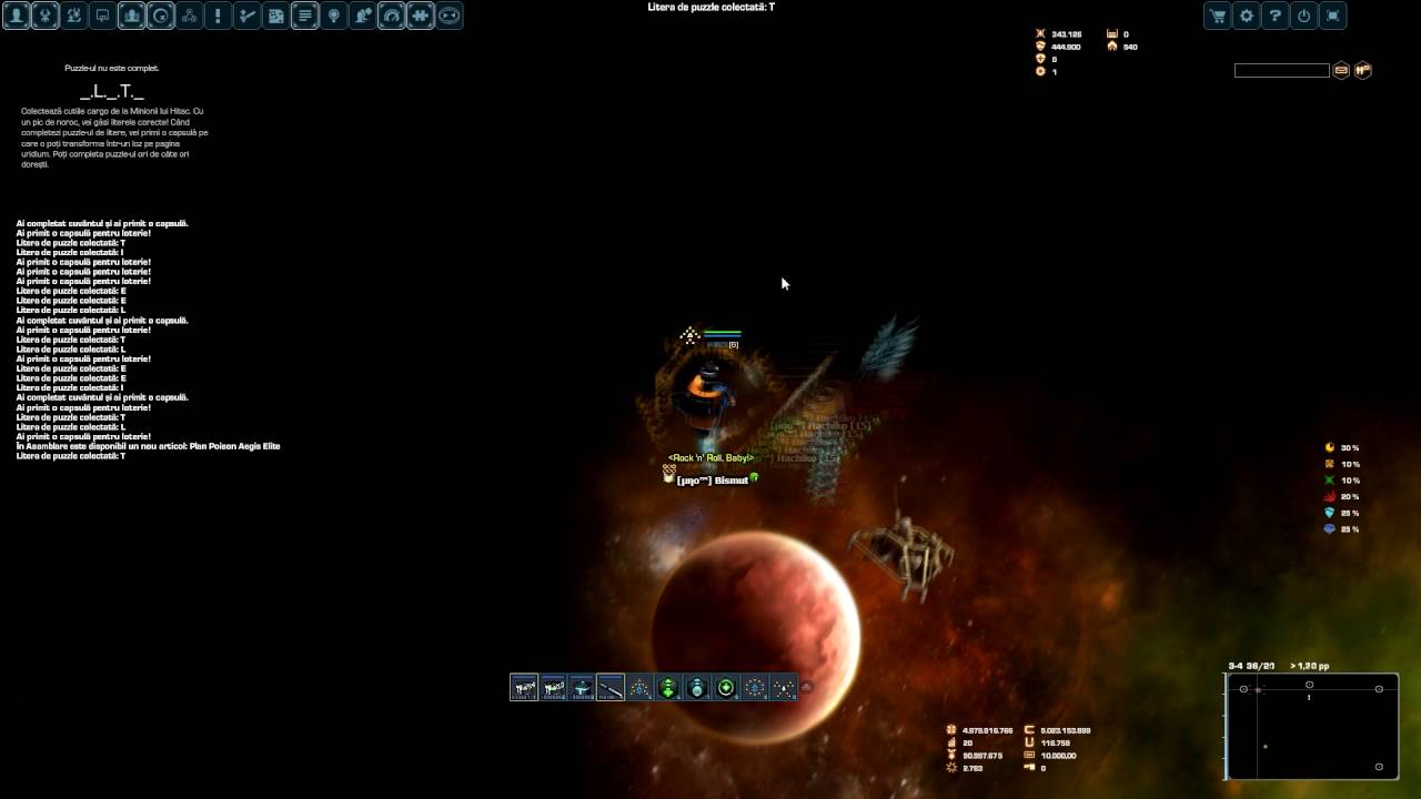 DarkOrbit - Collect & Open Capsules | Hitac August 2016 | Full SandStorm & Blaze A-Elite