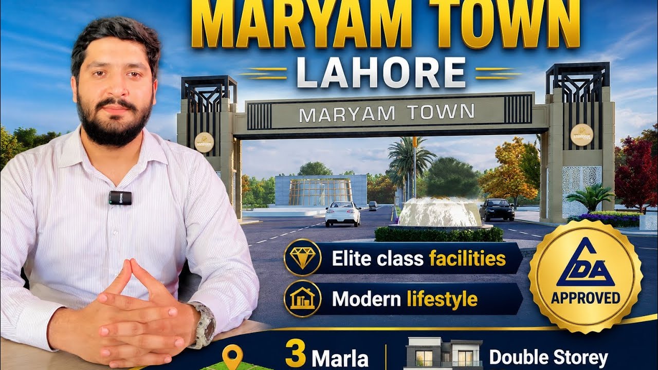 Maryam Town Lahore #realestate #lahore #consultant #investment 
