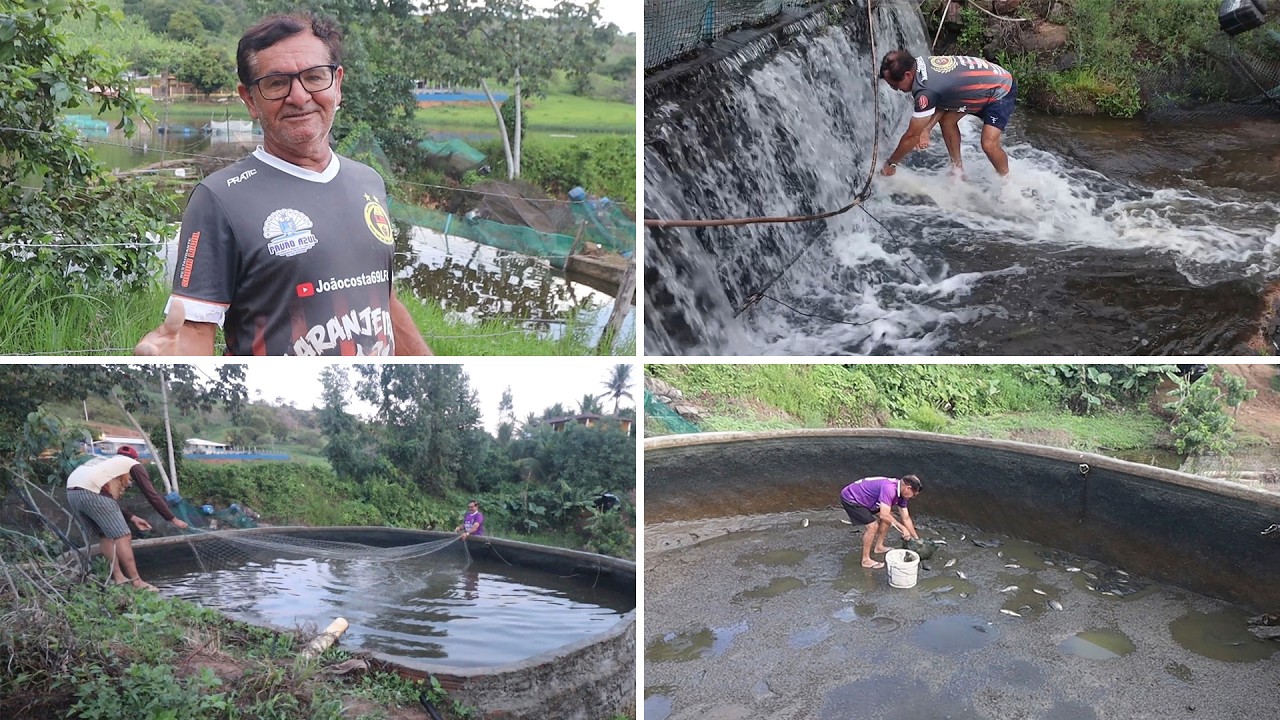 FUI PESCAR MAS A CHUIVA NÃO DEIXOU O POÇO SECAR