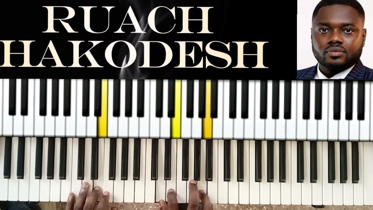 KEY F / D minor| PIANO TUTORIAL HUREAC HAKODESH BY KOFI OWUSU PEPRAH