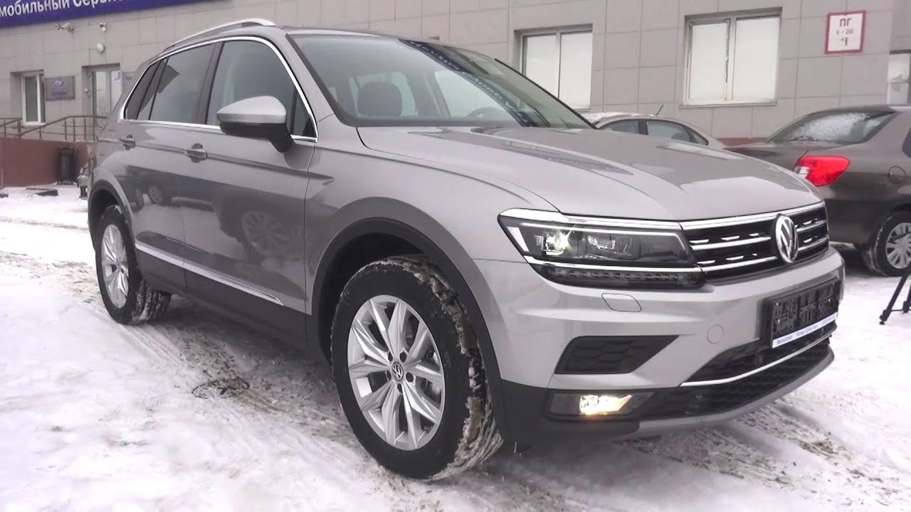 2018 Volkswagen Tiguan 2.0 TDI DSG 4Motion Highline. Start Up, Engine, and In Depth Tour.