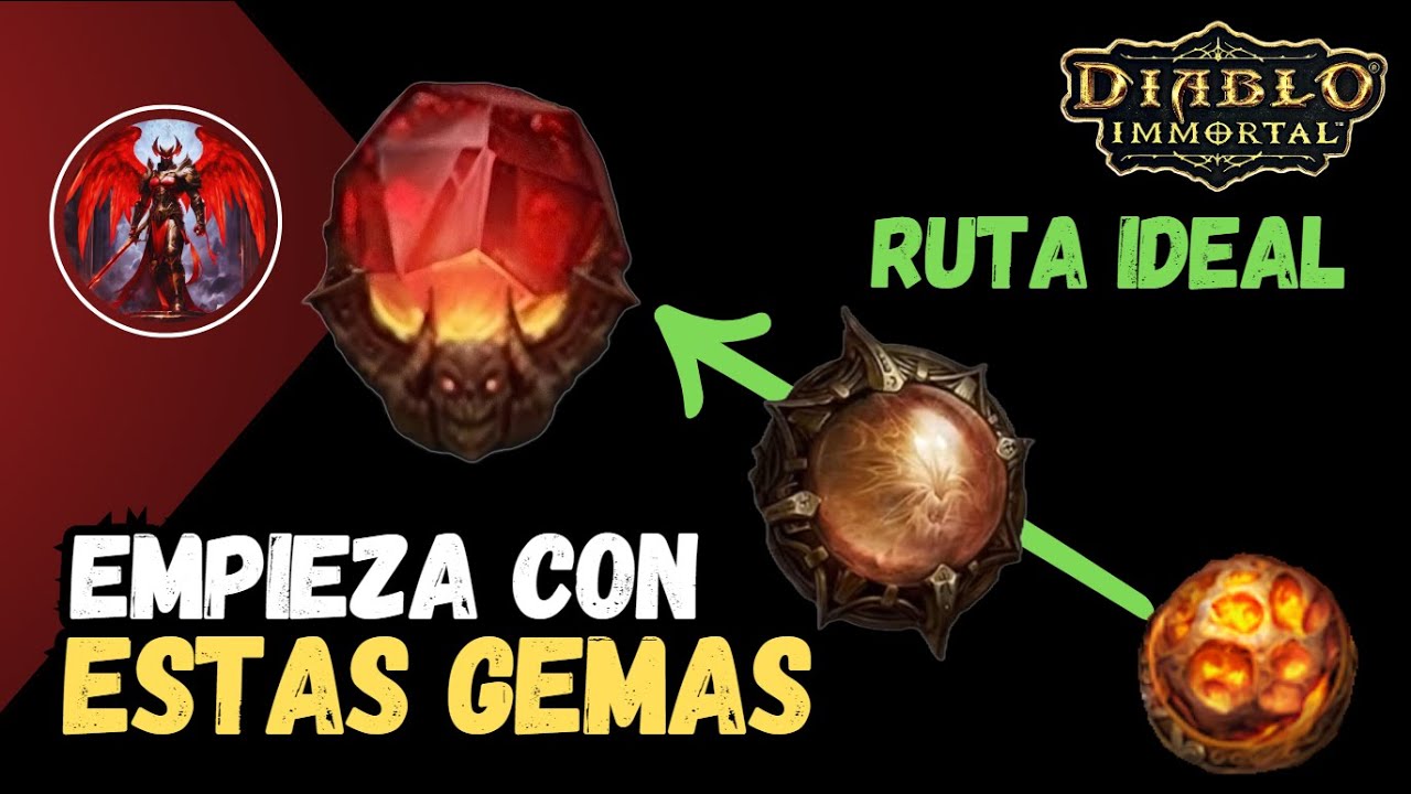 Si estás empezando en Diablo Immortal, tienes que ver este video sobre gemas legendarias