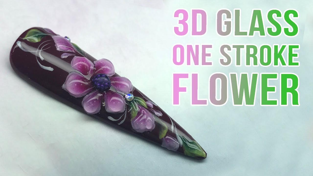 3D One Stroke Flower