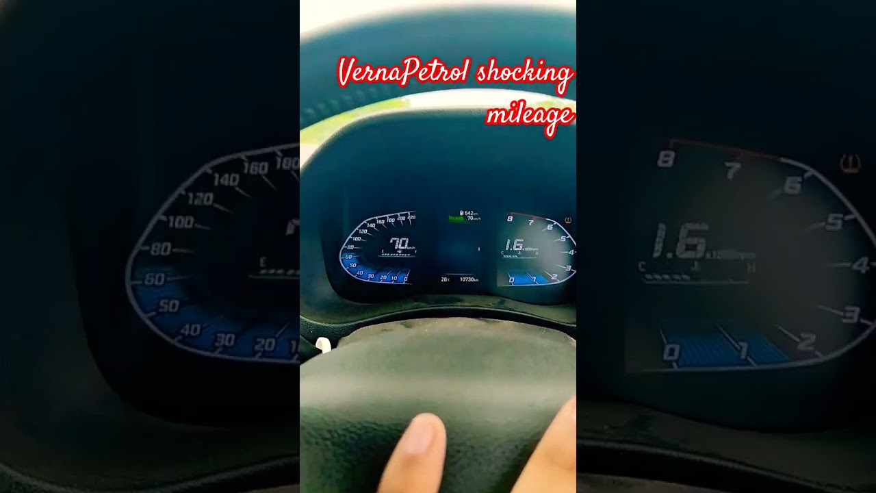 Verna Petrol Shocking mileage #vernasx2022 #mileage_test #verna2023