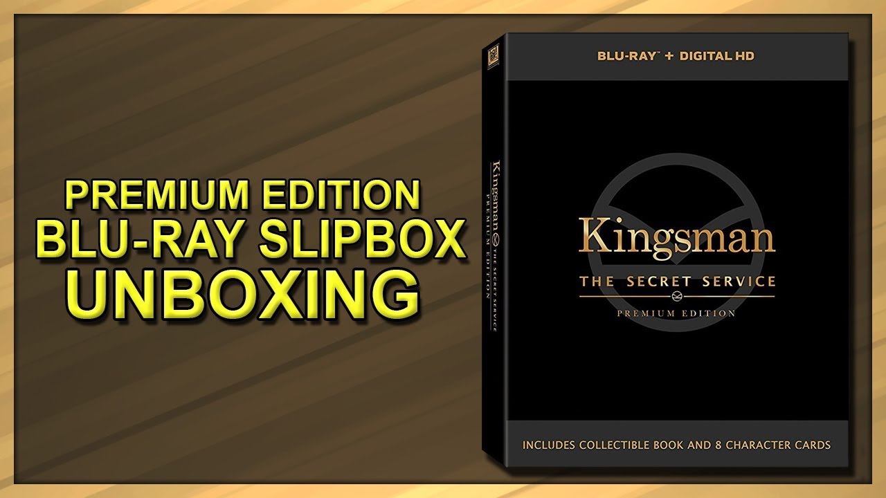 Kingsman: The Secret Service Premium Edition Blu-ray Slipbox Unboxing