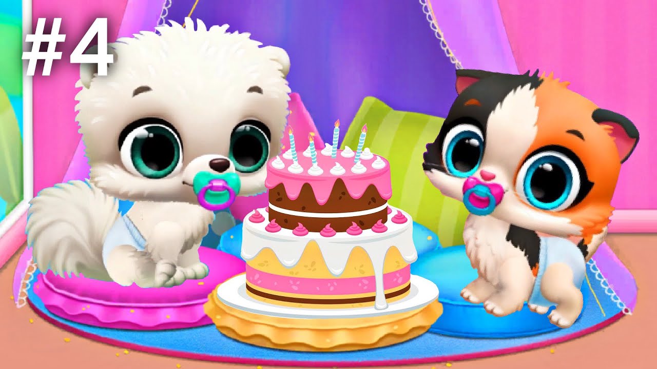 Котята и Щенята взрослеют. FLOOF My Pet House! #4 Играем в игру Floof 🐶  Зырики ТВ #zyrikitv
