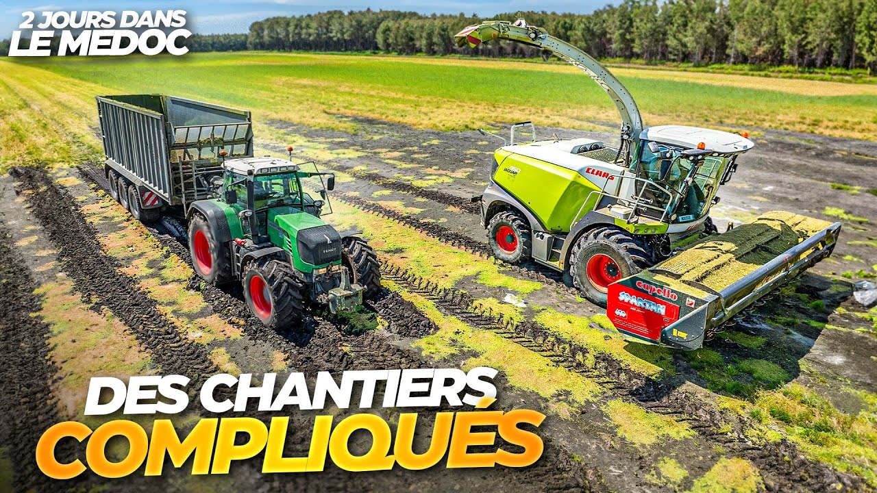 VLOG - 2 Jours dans le MEDOC - Partie 2 : des chantiers compliqués / XXL MACHINERY