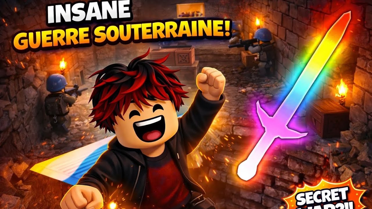 J'ai joué a la guerre souterraine vous allez adorer !!