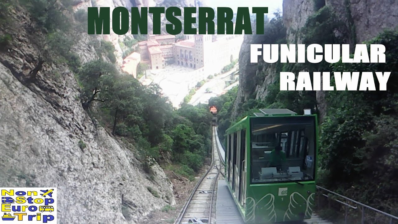 MONTSERRAT FUNICULAR RAILWAY REVIEW / BARCELONA, CATAYUNYA / FULL RIDE