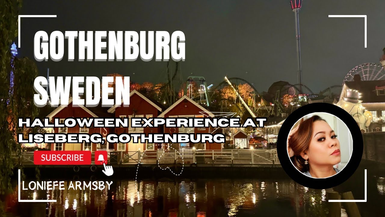 Trip to Sweden //collaboration vlog with sis lornix Sweden vlog //Halloween at Liseberg Gothenburg
