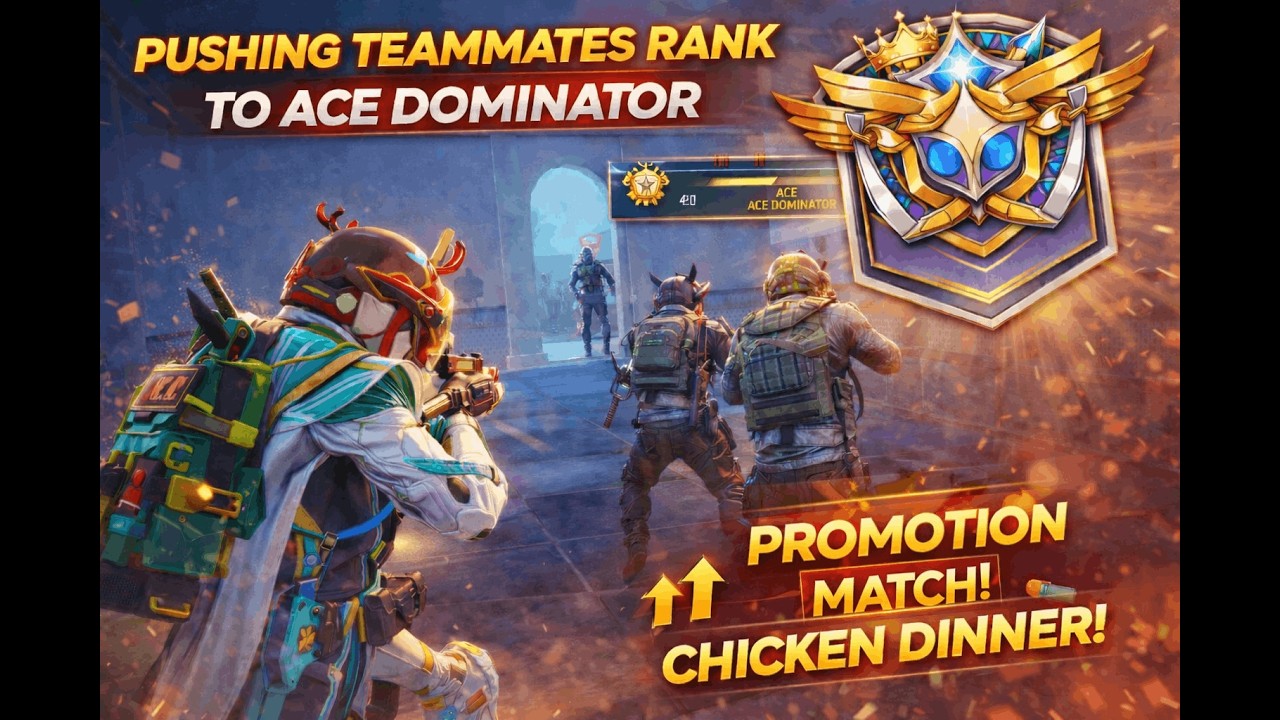 Carrying Teammates to Ace Dominator 💪 Promotion Match Clutch