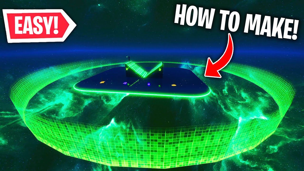 How to Make INSANE SPACE NEON 1v1 Fortnite Creative Map! (Beginner Tutorial)