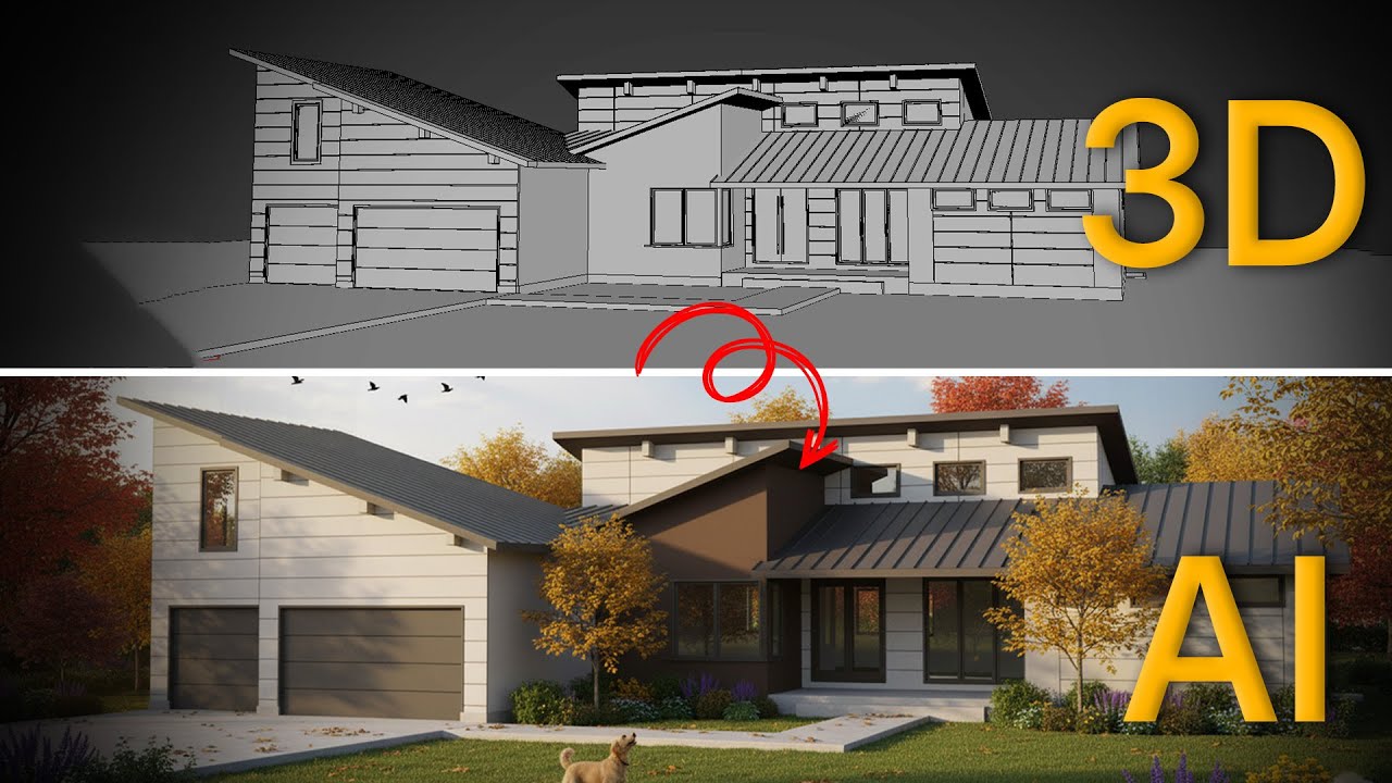 Gemini 2.5 AI Rendering — From Screenshot to Photorealistic Architectural Visualization