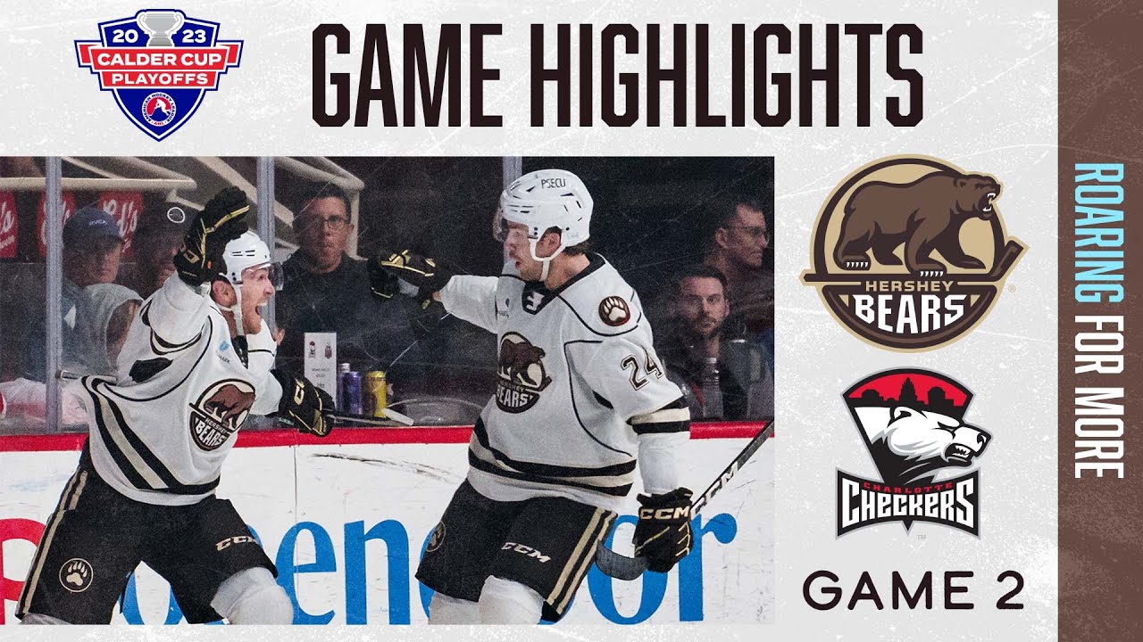 Hershey Bears at Charlotte, 4/29 Game 2 | 2023 Calder Cup Playoffs