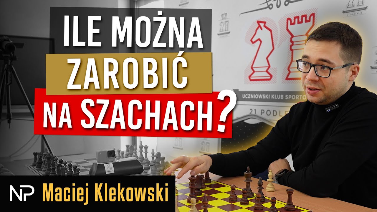 Szachy jako zawód? Wicemistrz Europy zdradza kulisy. Mistrz szachowy kontra AI  | Maciek Klekowski