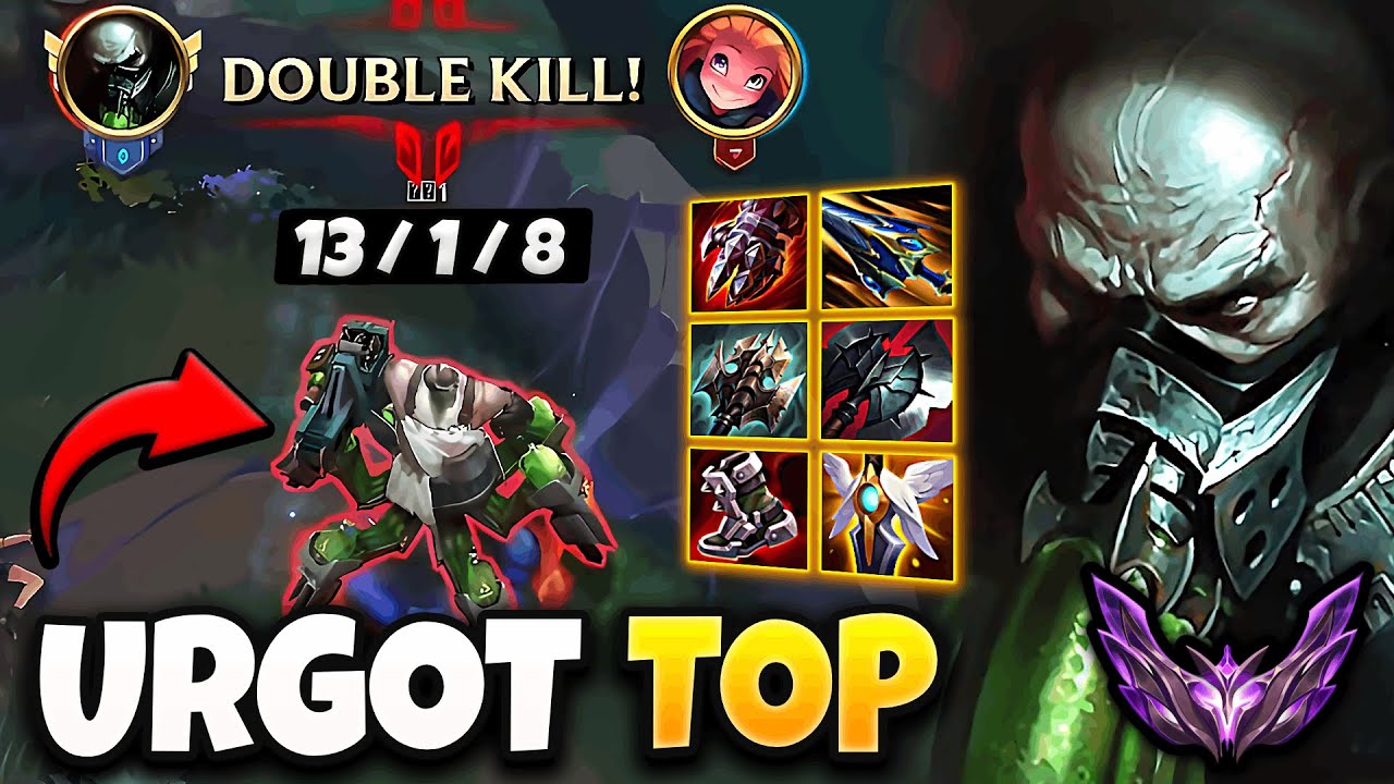 Urgot vs Jax [ TOP ] Lol Korea Master Patch 14.3 ✅