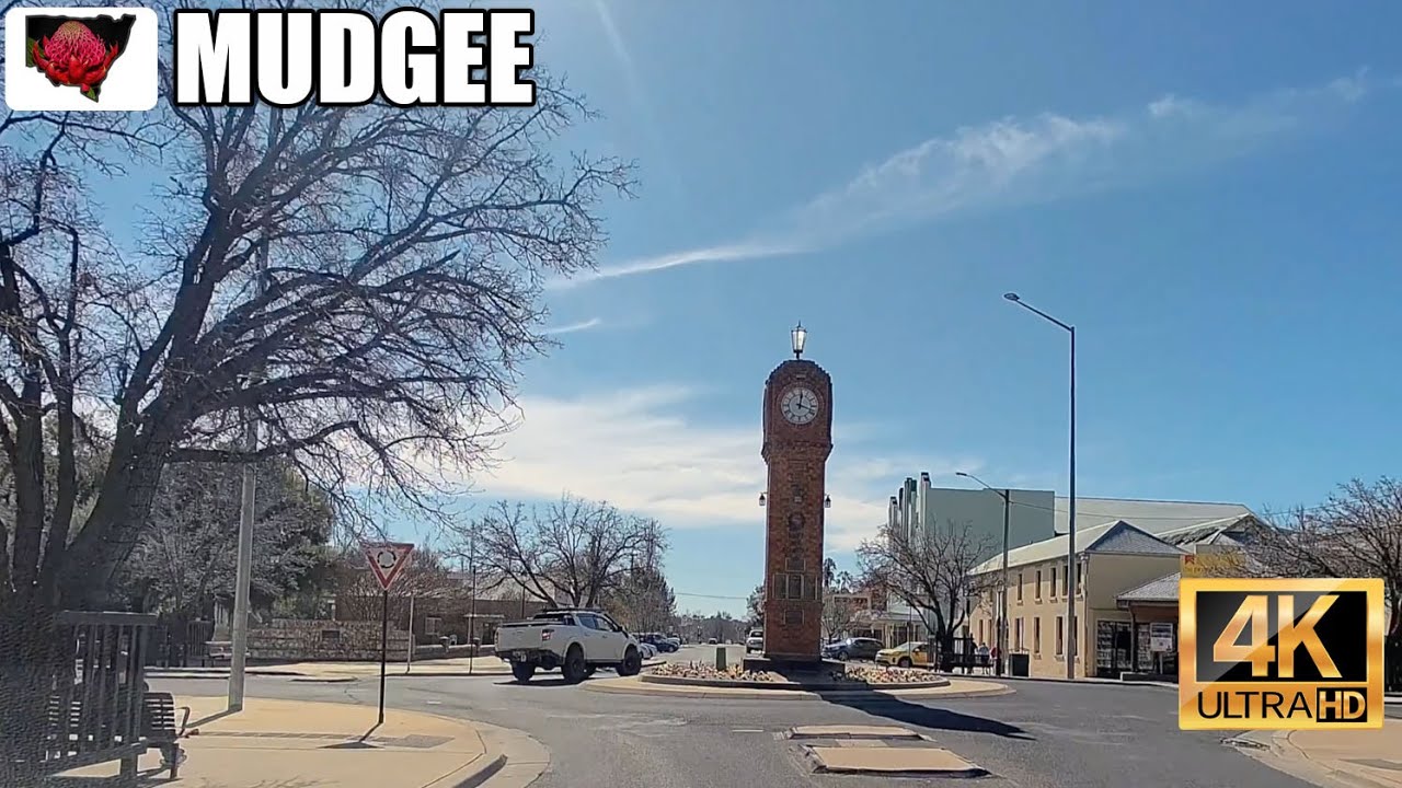 4K Mudgee drive around (NSW, Australia)