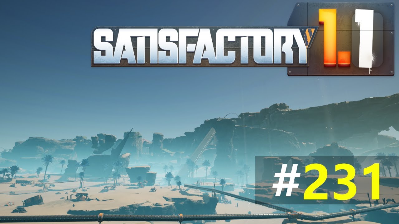 Satisfactory 🌍 Wir sind wahnsinnig und planen einen Bahnhof über den Dächern der Welt. #231