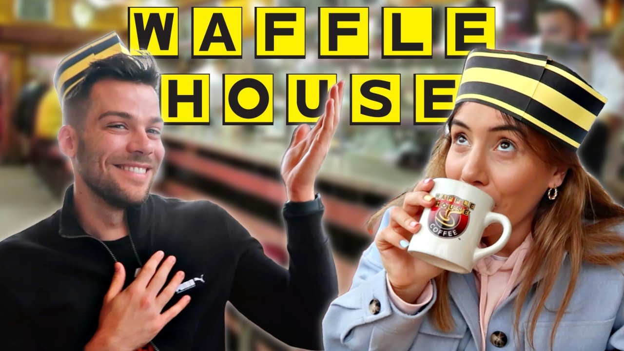 🇷🇺 Британцы впервые пробуют WAFFLE HOUSE! 🇺🇸