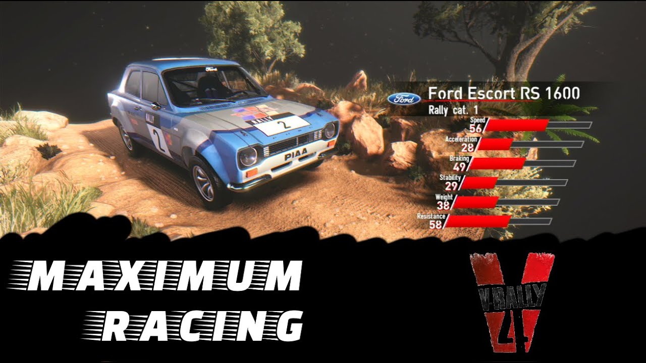 All Cars | V-Rally 4 | Steam | #02 Ford Escort RS 1600