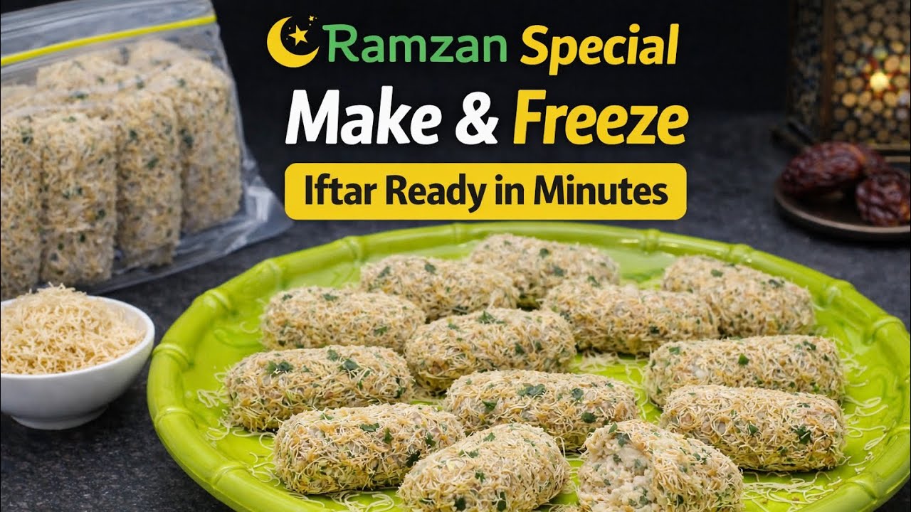  Ramzan Special Mini Chicken Seekh Bites | 1 Baar Banao, Mahine Bhar Iftar Ready! | Make & Freeze