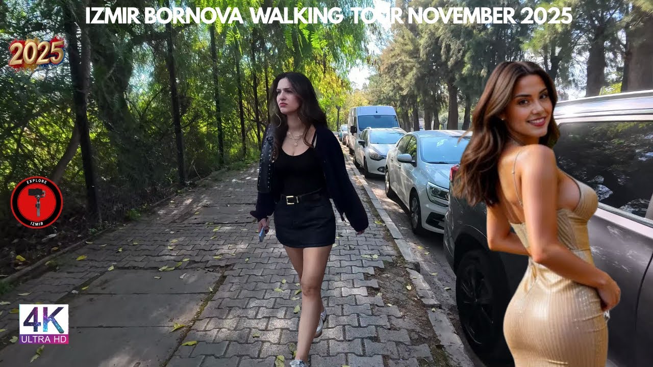 Bornova Walking Tour | izmir Turkey | November 7, 2025 [4K HD]