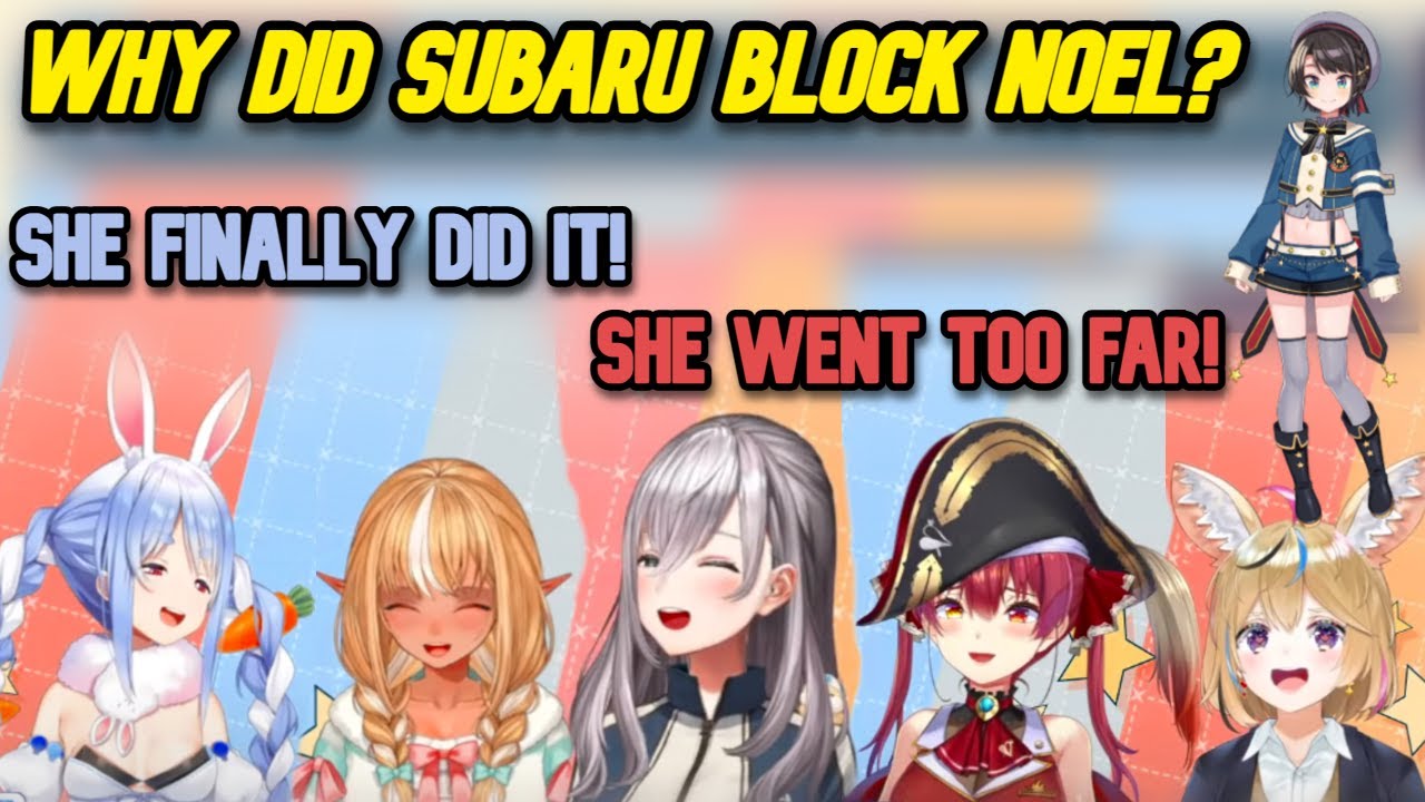 Pekora, Noel, and Holomems Discuss What Noel Would Do For Subaru to Block Her [Eng Subs/Hololive]