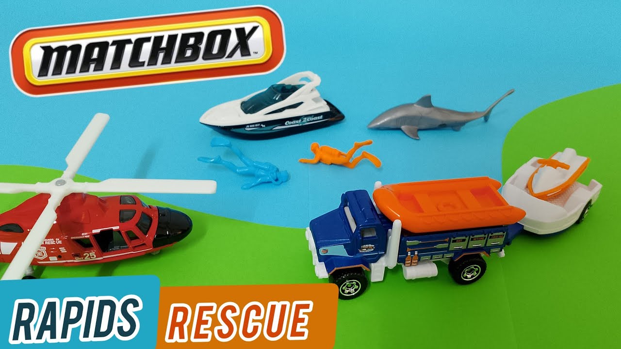 Matchbox Hitch & Haul | Rapids Rescue и обзор скоростного катера Coast 2 2025 Mainline Coast 2