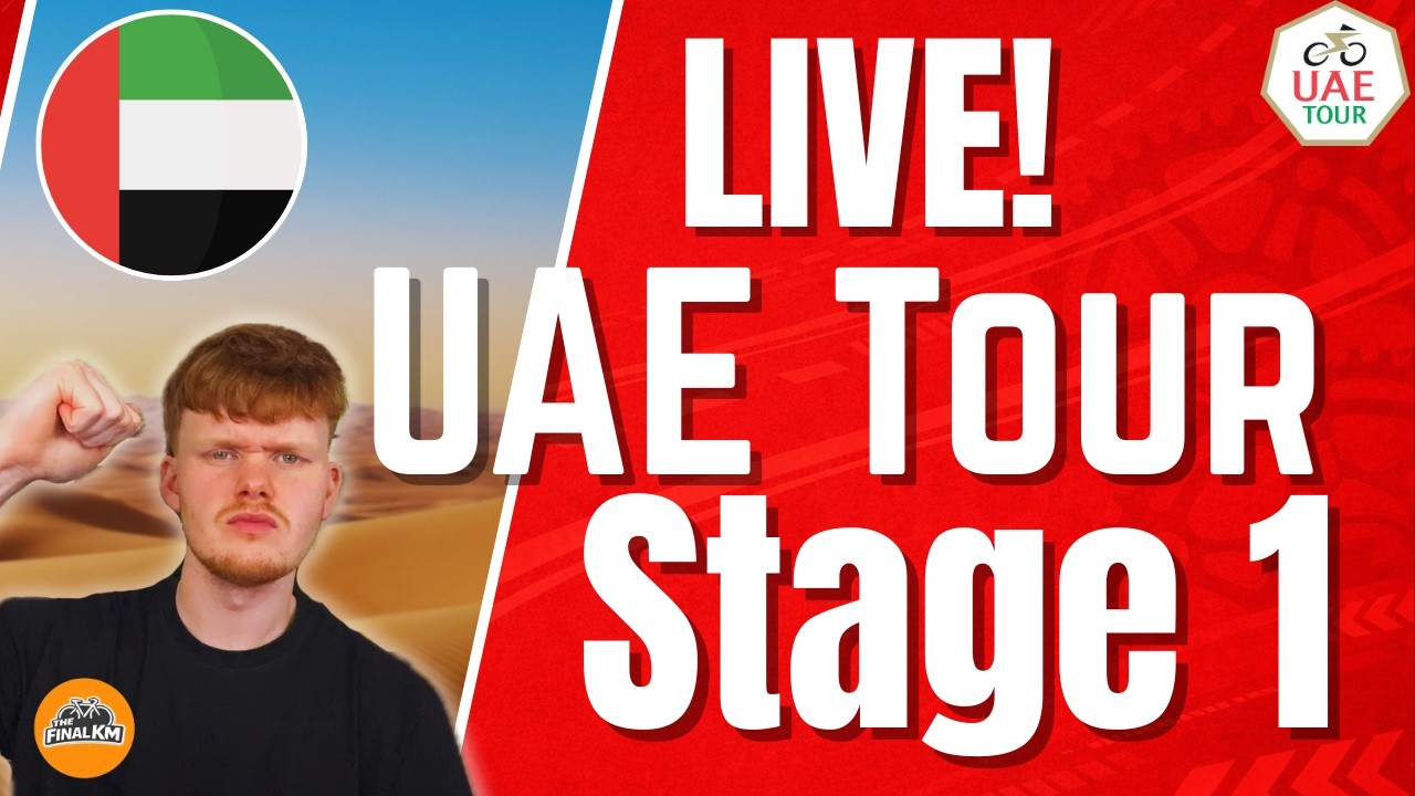 🔴Live UAE Tour Stage 1 Watchalong | Last 20 Km | The Final Km
