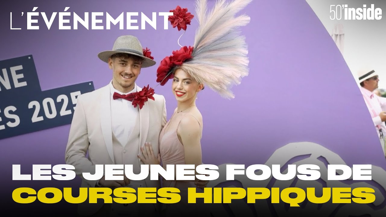 Les jeunes fous de courses hippiques | 50'Inside | L'événement