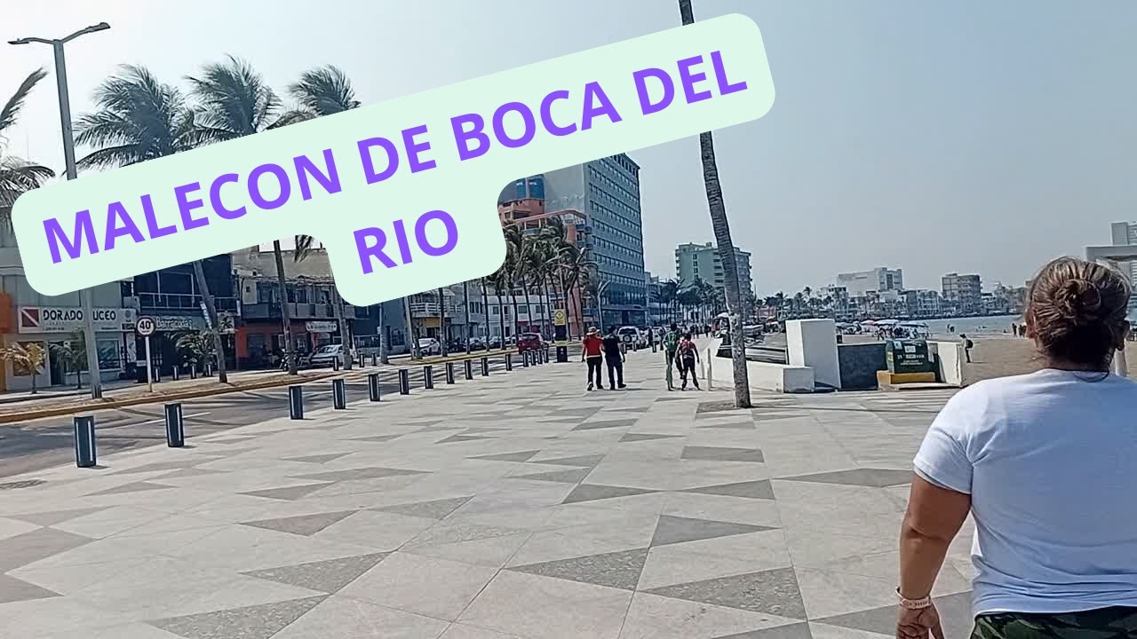 CAMINADO POR EL MALECON DE BOCA DEL RIO VERACRUZ