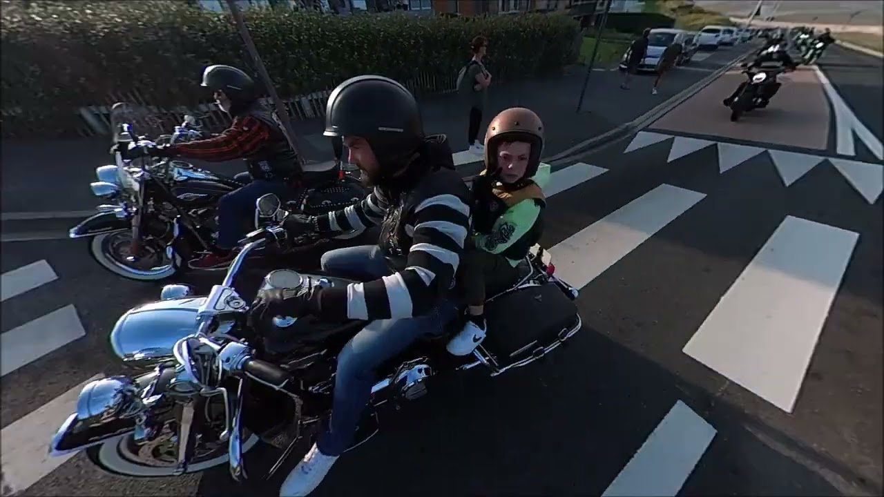 Opale Harley Days ,Run du Dimanche en Vidéo