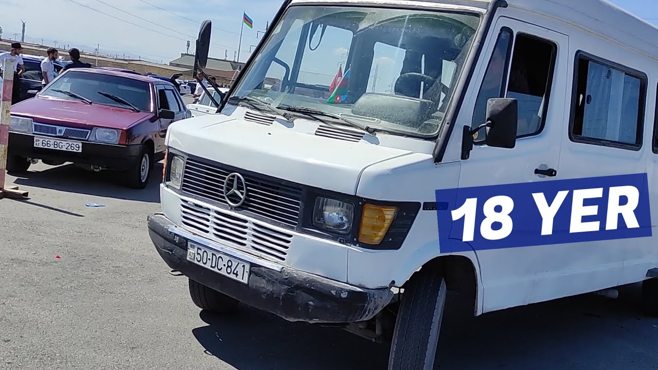 Sumqayıt Masin Bazari 18 YERLİK Mercedes Satılır - İyun 2022