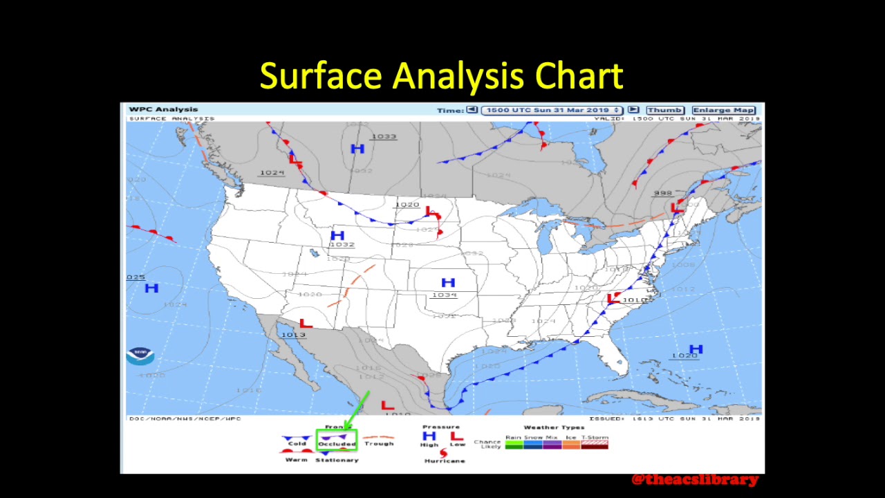 PA.I.C.K2 (Weather Products Continued) Surface Analysis Chart