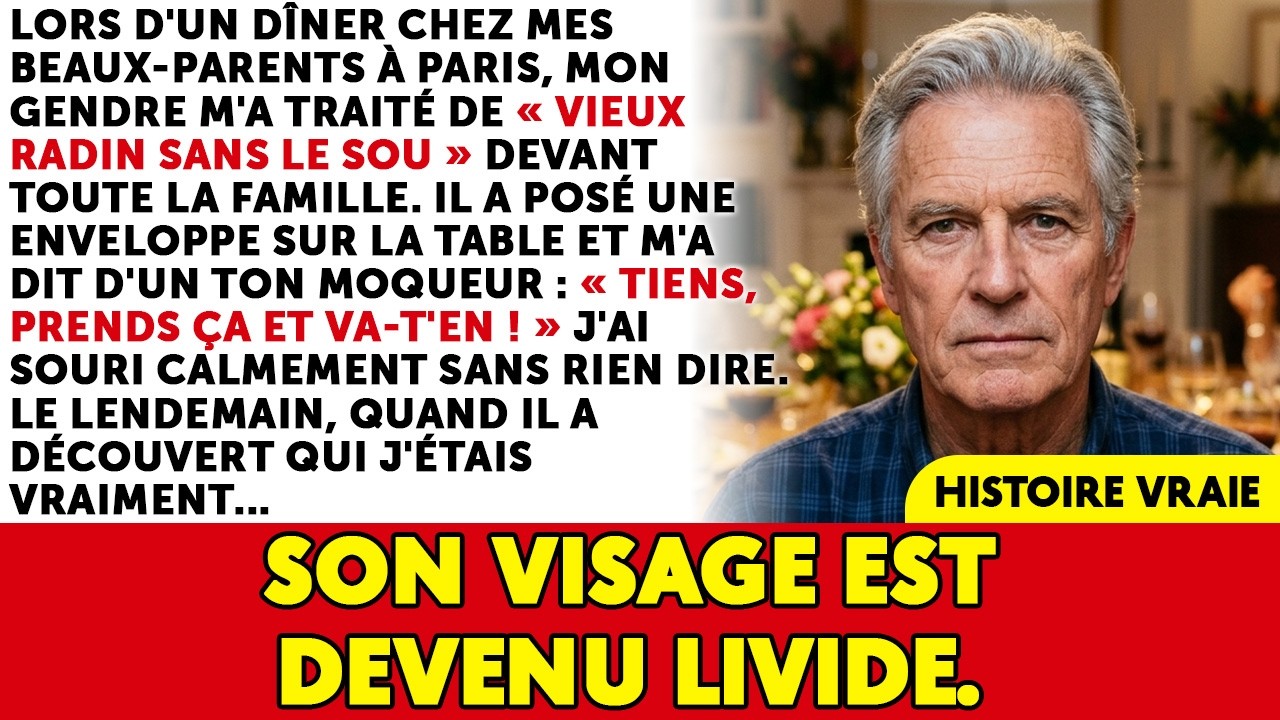 Mon Gendre M'a Traité De Vieux Radin, Mais Il A Ensuite Découvert La Vérité...