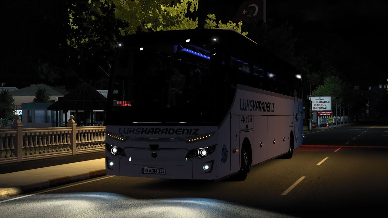 Lüks Karadeniz Turizm ile Samsun - Giresun Seferi l ETS2 1.57