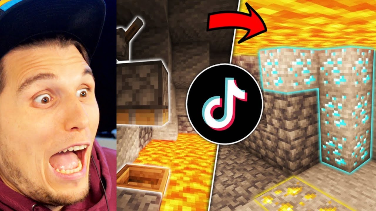 Paluten REAGIERT auf ICH teste 9 VIRALE MINECRAFT TIKTOKS (X-RAY GLITCH)
