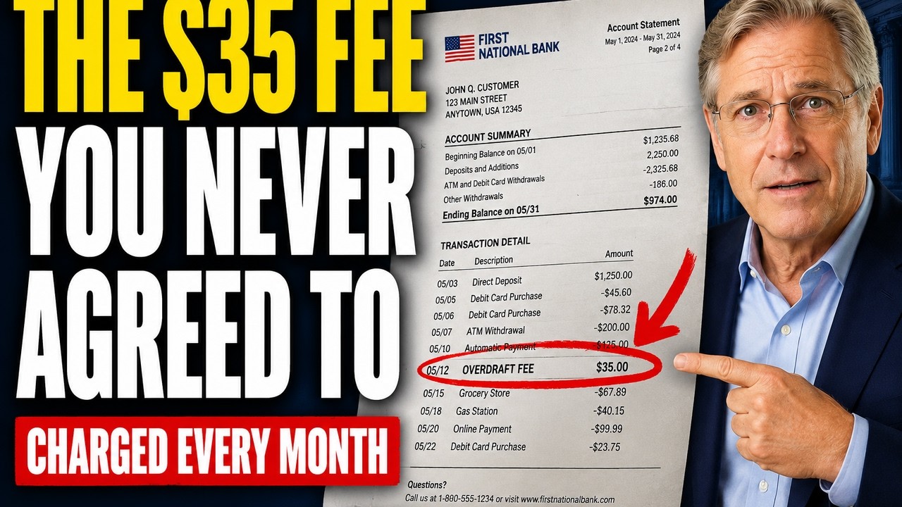 Over 60? The $35 Bank Fee You Never Agreed To Is Draining Your Account Every Month