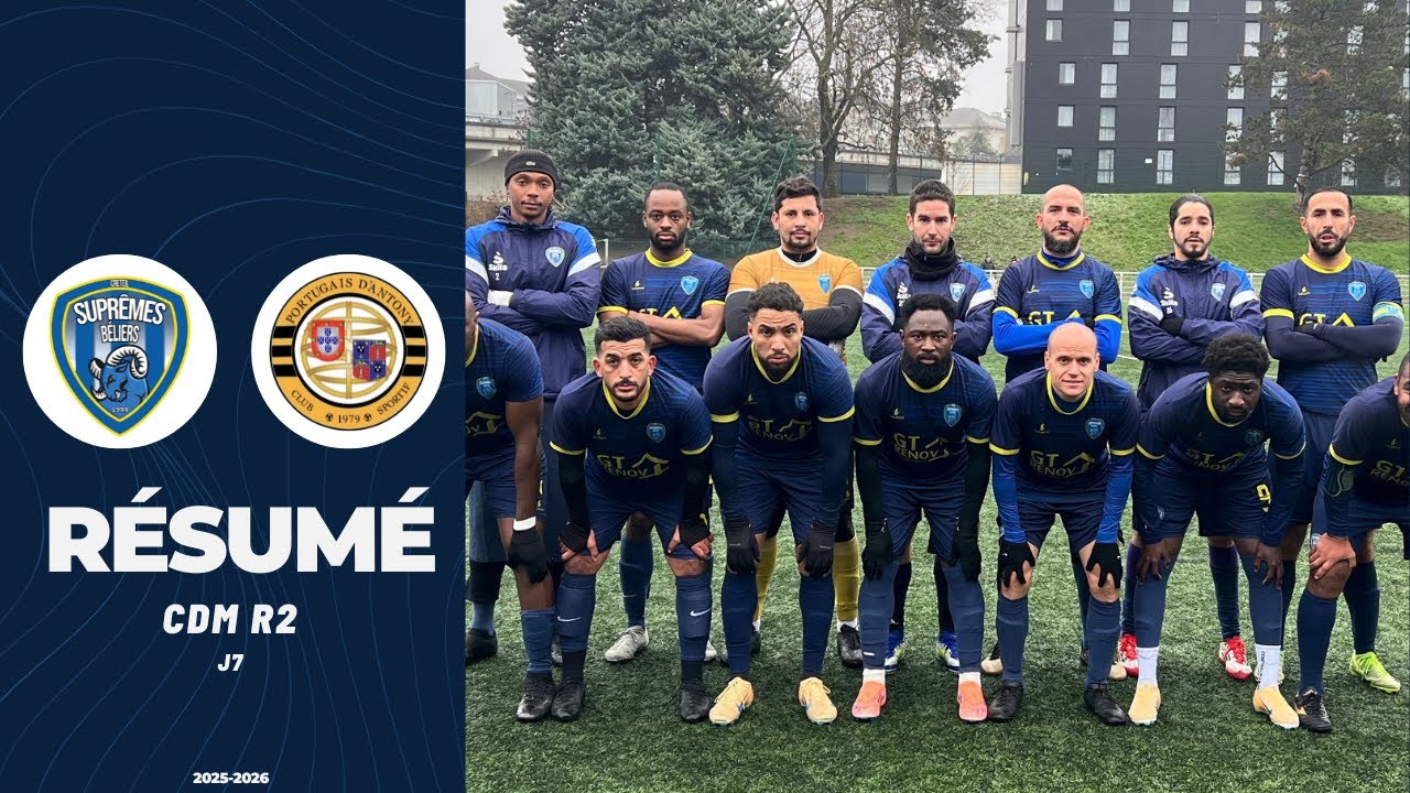 🎥 𝗛𝗜𝗚𝗛𝗟𝗜𝗚𝗛𝗧𝗦: SUPR&Ecirc;MES B&Eacute;LIERS - CSP ANTONY  (2-2) (R2 - 7&egrave;me journ&eacute;e 2025/2026)