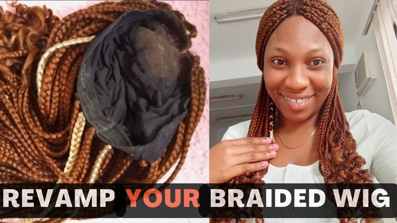 How to REVAMP your braided wig to look BEAUTIFUL and neat again