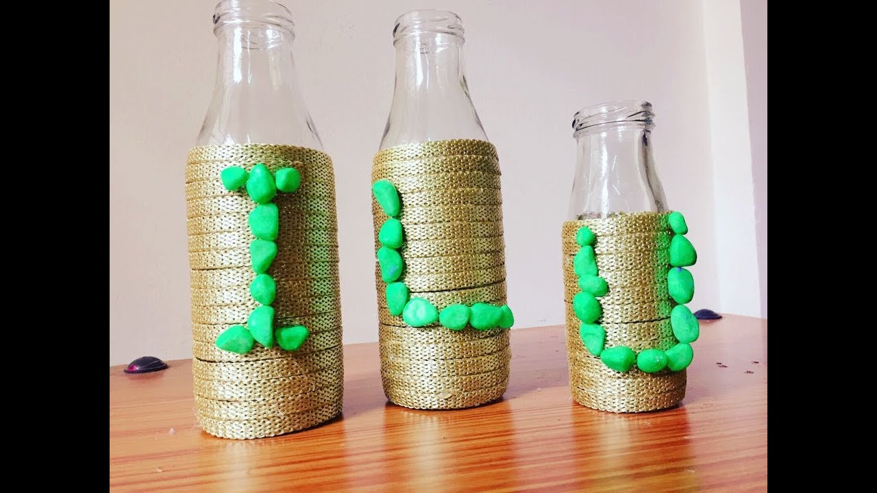 DIY- Bottle Decoration | Bottle Craft |Home Decor| Bestfromwaste|