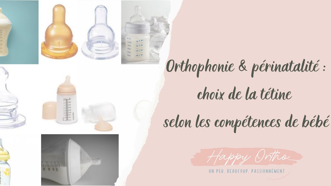 Orthophonie & périnatalité : comment adapter la tétine du biberon selon les compétences de bébé ?