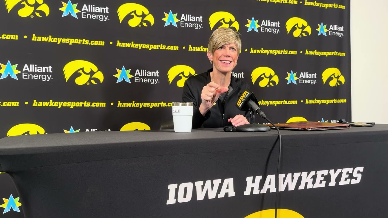 Hear from Iowa women’s basketball coach Jan Jensen before Hawkeyes face Oregon