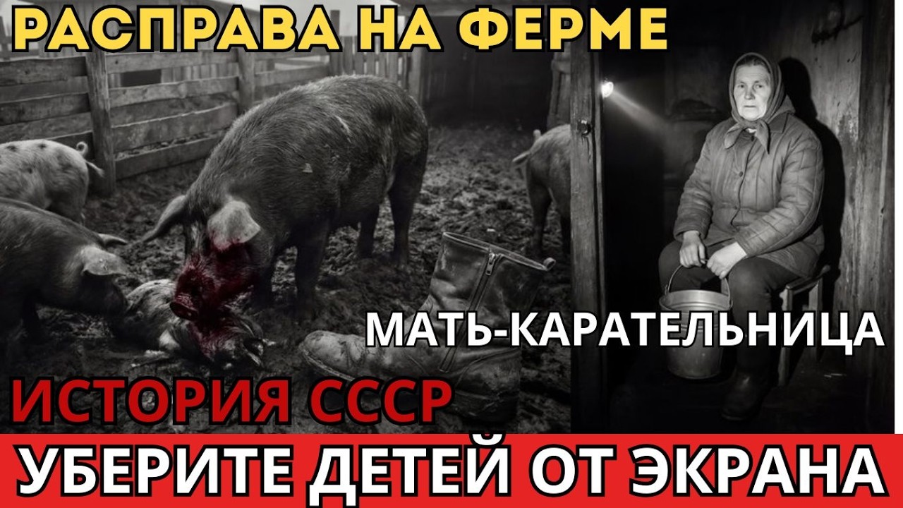 СКОРМИЛА ИХ СВИНЬЯМ.Повариха устроила СТРАШНЫЙ СУД над мучителями сына. Документальный фильм СССР