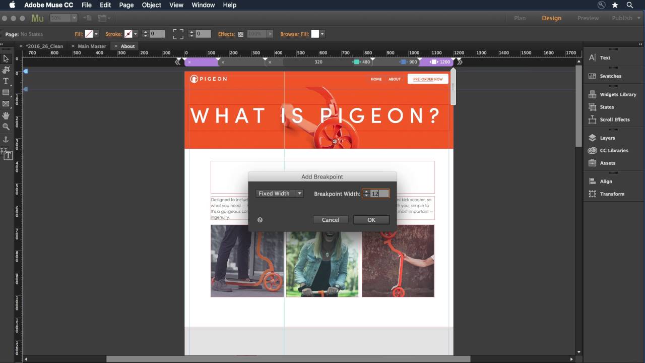 Scroll Effects with Responsive Design