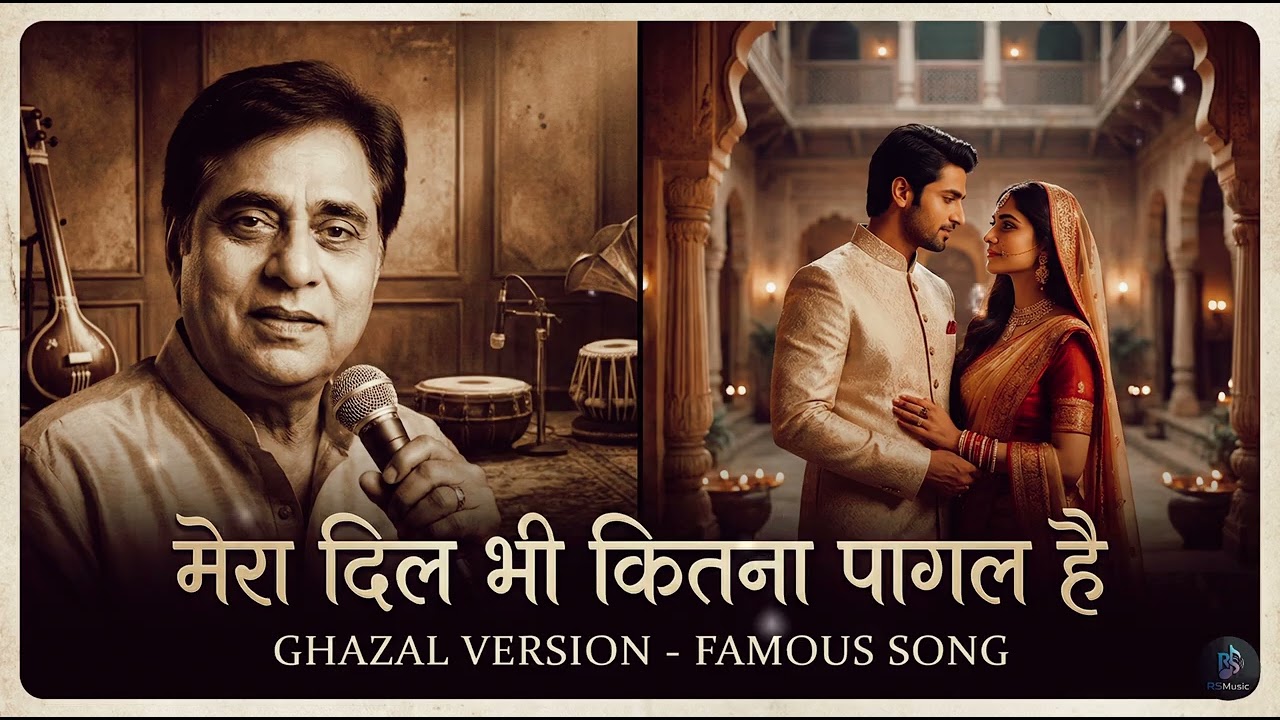 Mera Dil Bhi Kitna Pagal Hai | 90s Bollywood Love Song | Ghazal Version | @RSMusic-Raag 