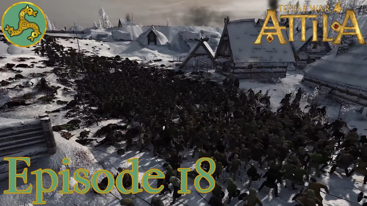 A Siege Of The North! Ep 18 Franks Campaign Total War Attila (Very Hard)
