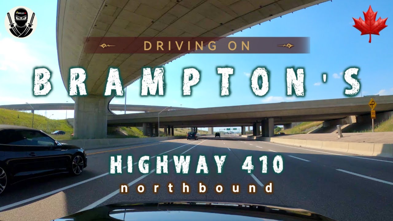 Driving on Brampton's HWY 410 (Northbound)  //  Ontario's WORST Highway during Rush Hour?